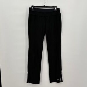 Nike Fit Dry Black Running Pants Womens Small Straight Leg Athletic